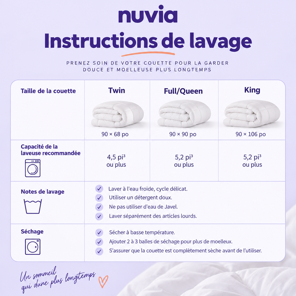Couette Meringue NUVIA