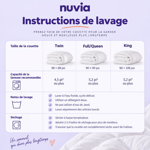 Couette Meringue NUVIA