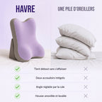 HAVRE — Coussin de lecture pour lit, mousse à mémoire de forme