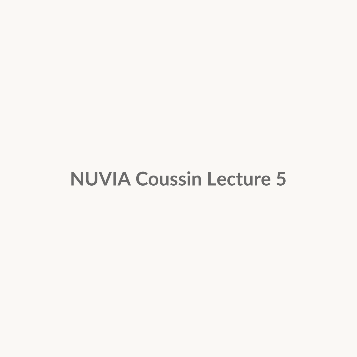 Coussin lecture NUVIA 5